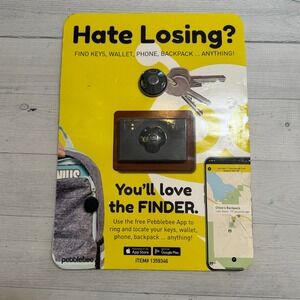 NEW Pebblebee The Finder Rechargeable USB Keep Track Keys Phone Wallet #1359346‎